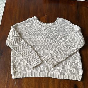 Loft chunky knit cotton sweater